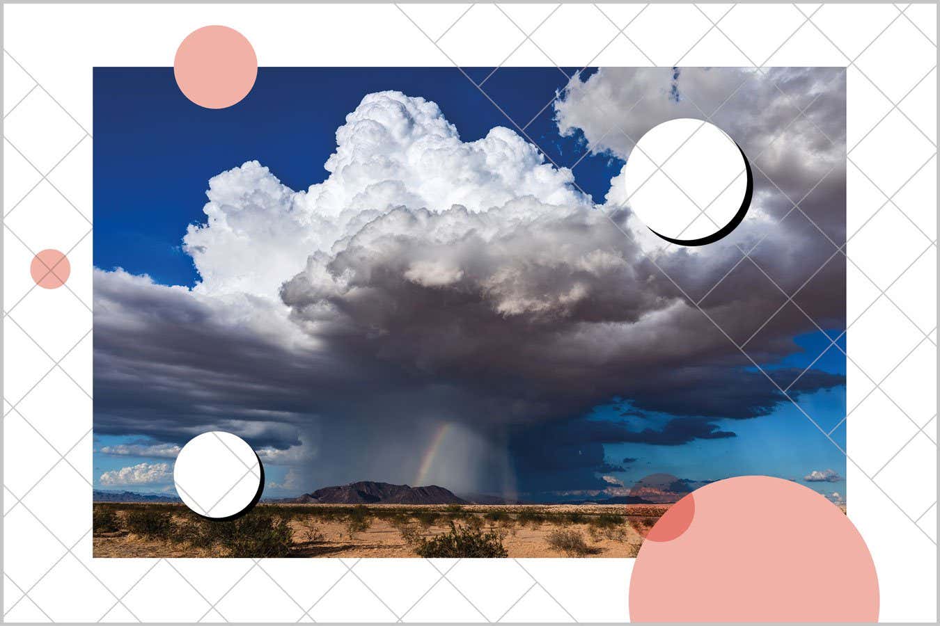 A thunderstorm cloud