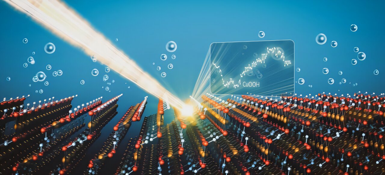 Yeni bir röntgen tekniği kullanarak, araştırmacılar suyu ayırabilen daha dayanıklı bakır biçimi buluyor