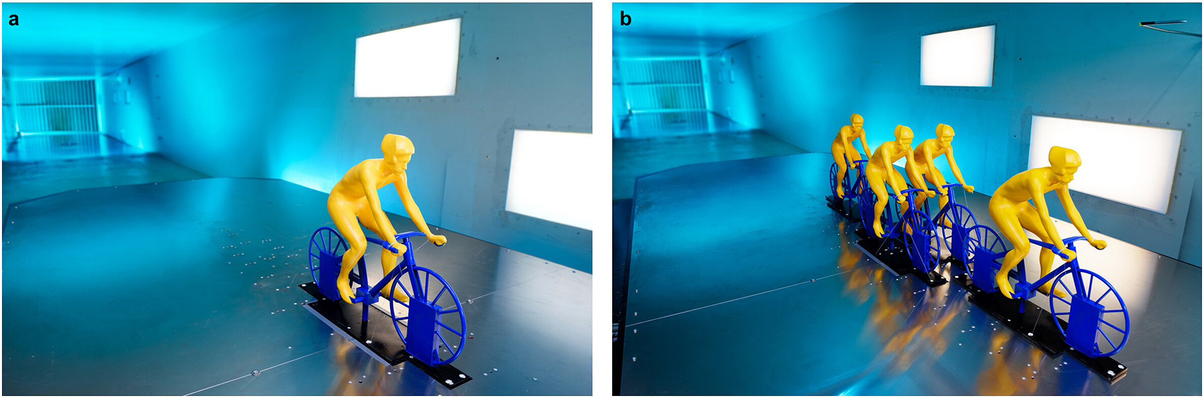 Performans Çalışması, alternatif oluşumların korunan binicinin aerodinamik sürüklemesini%76'ya kadar azaltabilir