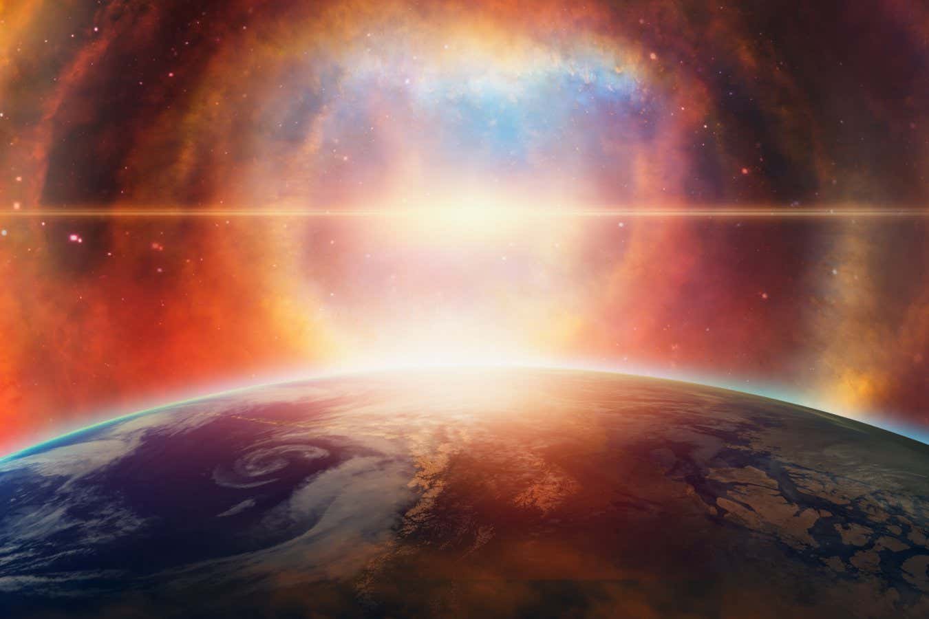 Bir yıldız patladı ve 10 milyon yıl önce Earth'e çarptı mı?