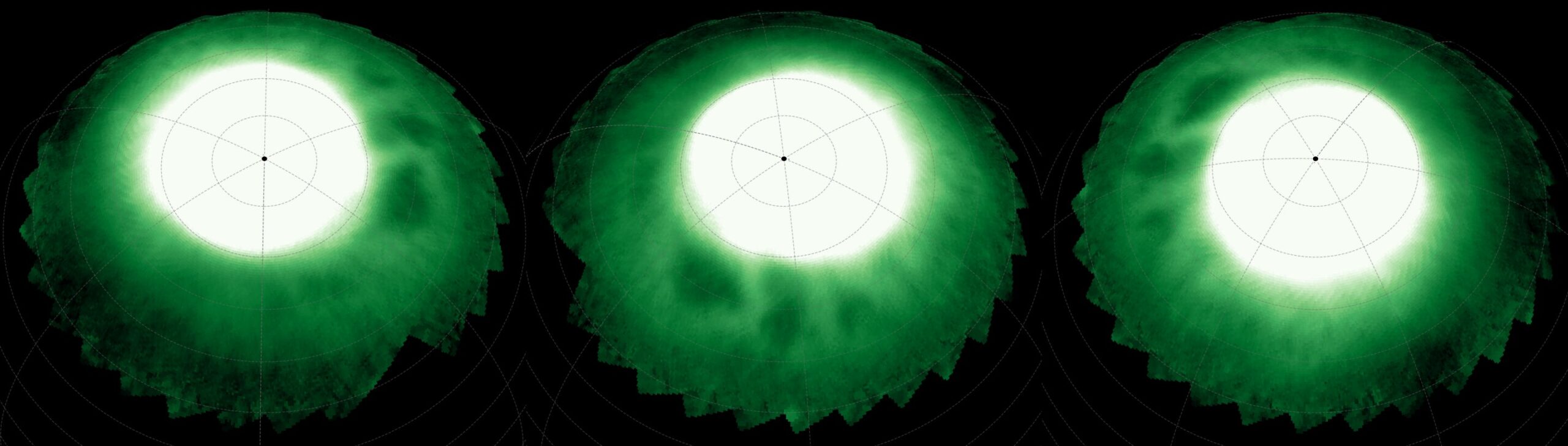 JWST, Satürn'ün Atmosferi'nde Karanlık Boncuklar ve Dikişli Yıldız Desenlerini Ortaya Çıkarıyor