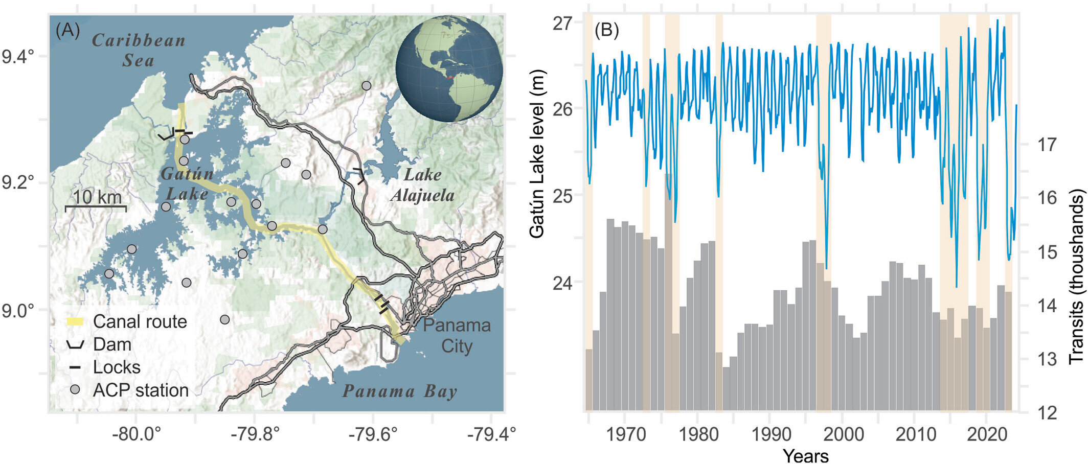 Kuraklık ve düşük su seviyeleri Panama Kanalı'nda küresel ticareti yavaşlatabilir