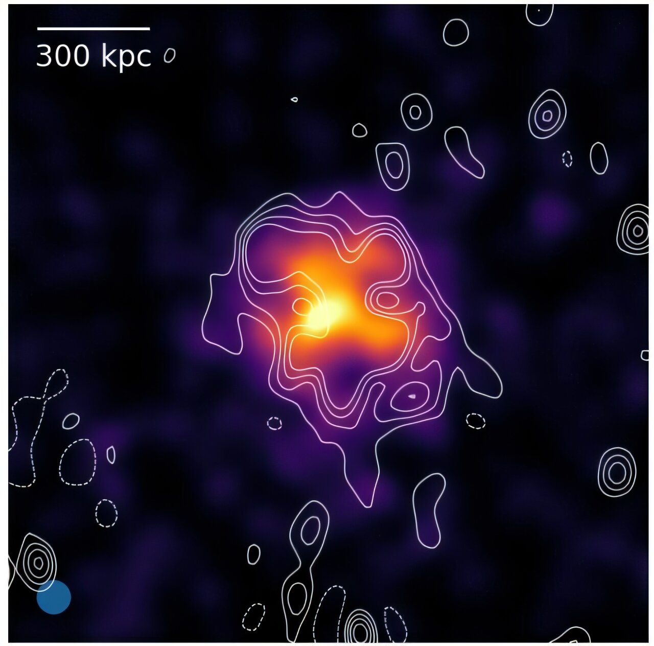 Meerkat ile yeni radyo halo keşfedildi