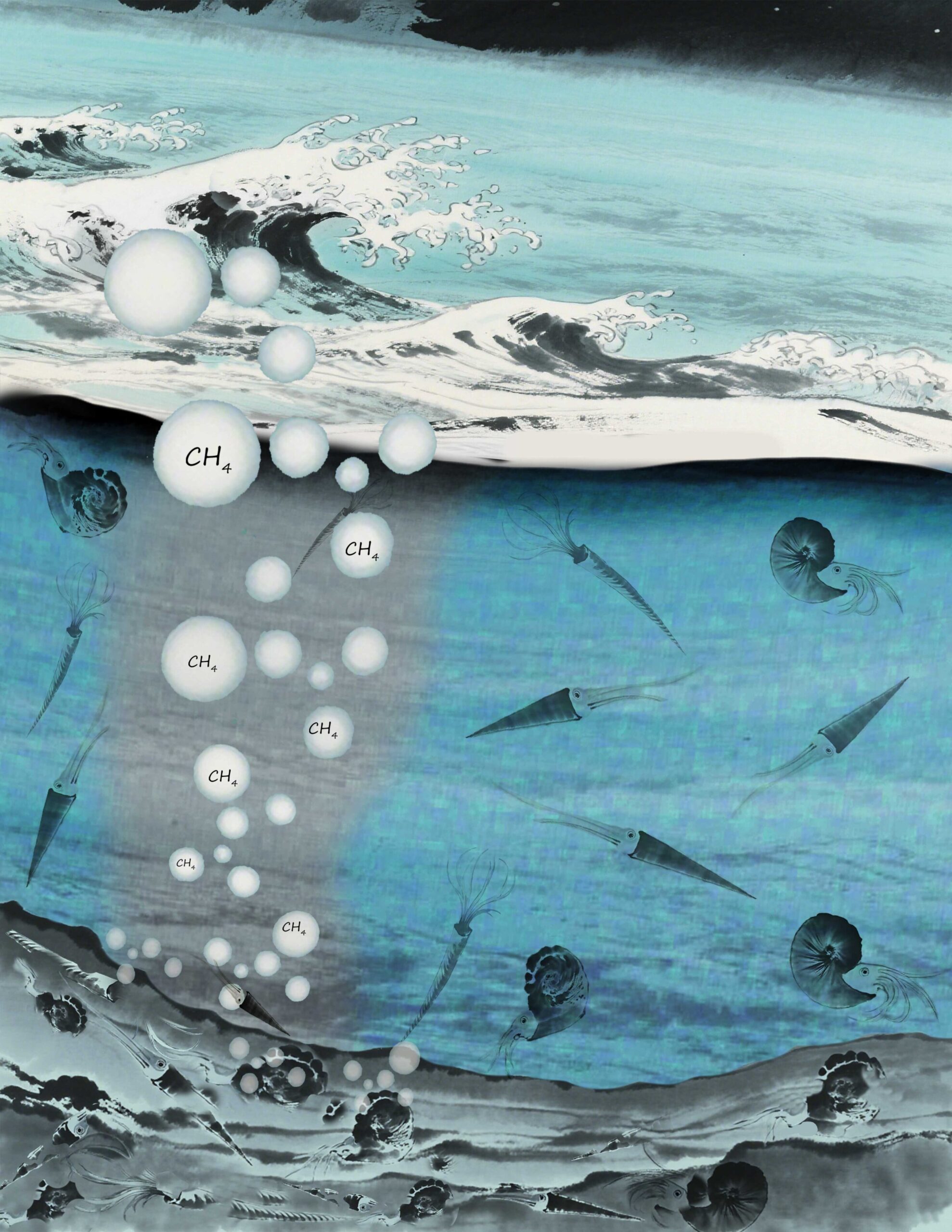 Mezozoik dönemde okyanus anoksisinin temel sürücüsü olarak tanımlanan darbeli biyojenik metan