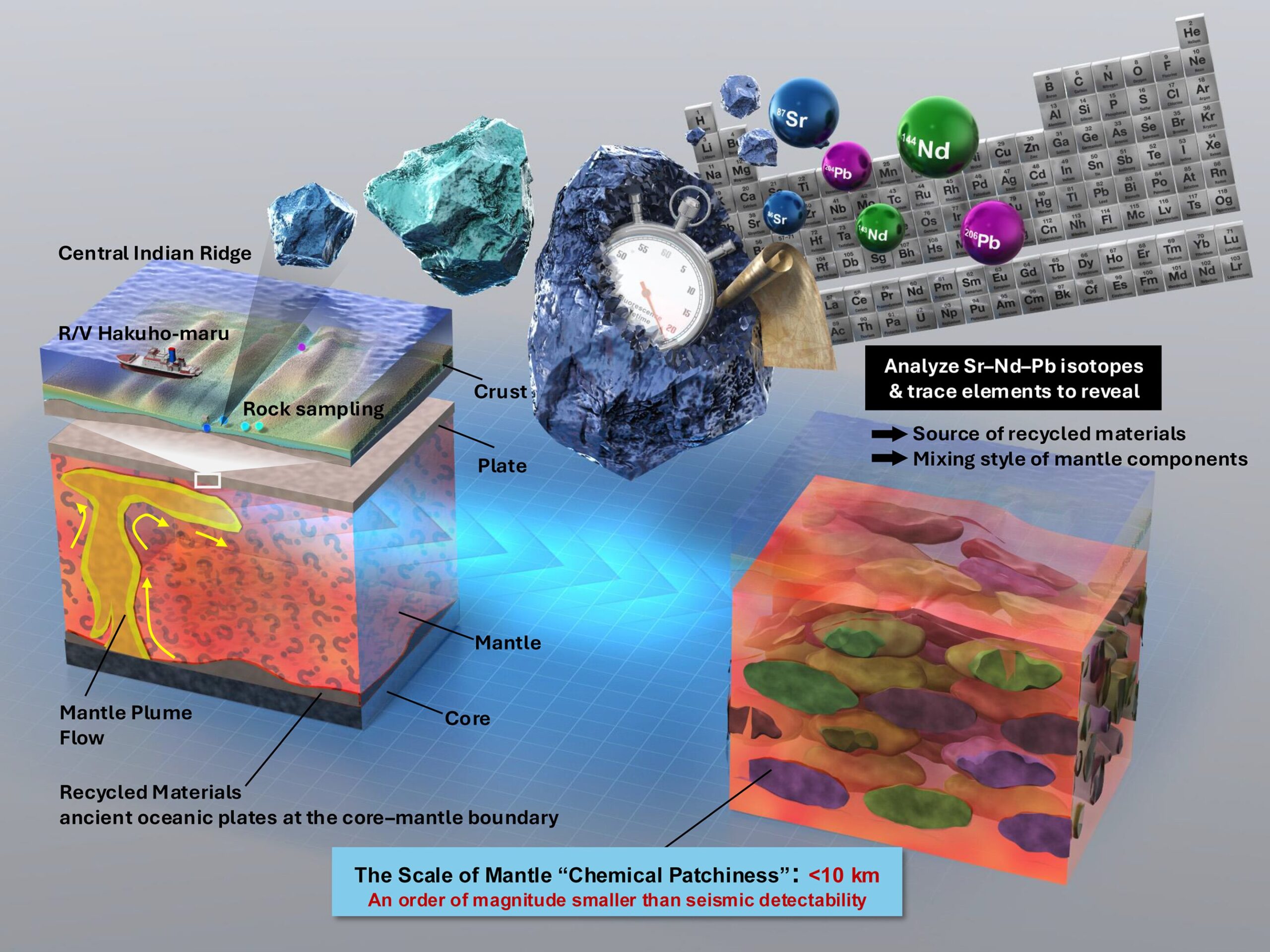 Örtbas 'kimyasal yama': Çalışma, mekansal ölçeğinin ilk doğrudan kanıtını sağlar