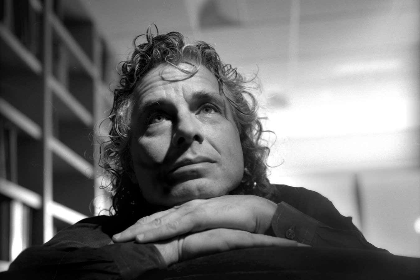 BOSTON - OCTOBER 10: Harvard University Scientist Steven Pinker poses for a portrait in his office on October 10, 2005 in Boston, MA. (Photo by Jean-Christian Bourcart/Getty Images)