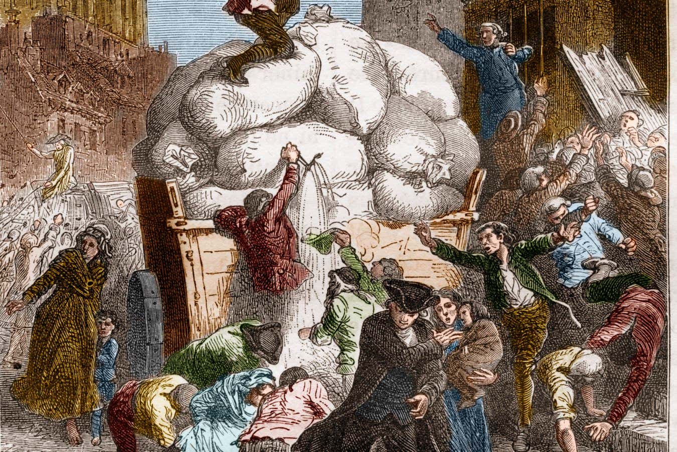 The uprising known as the Flour War in 1775