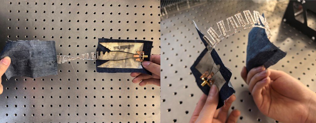 Gerilebilir dalga kılavuzları, bükülmüş veya bükülmüş olsa bile kararlı şanzımanı korur