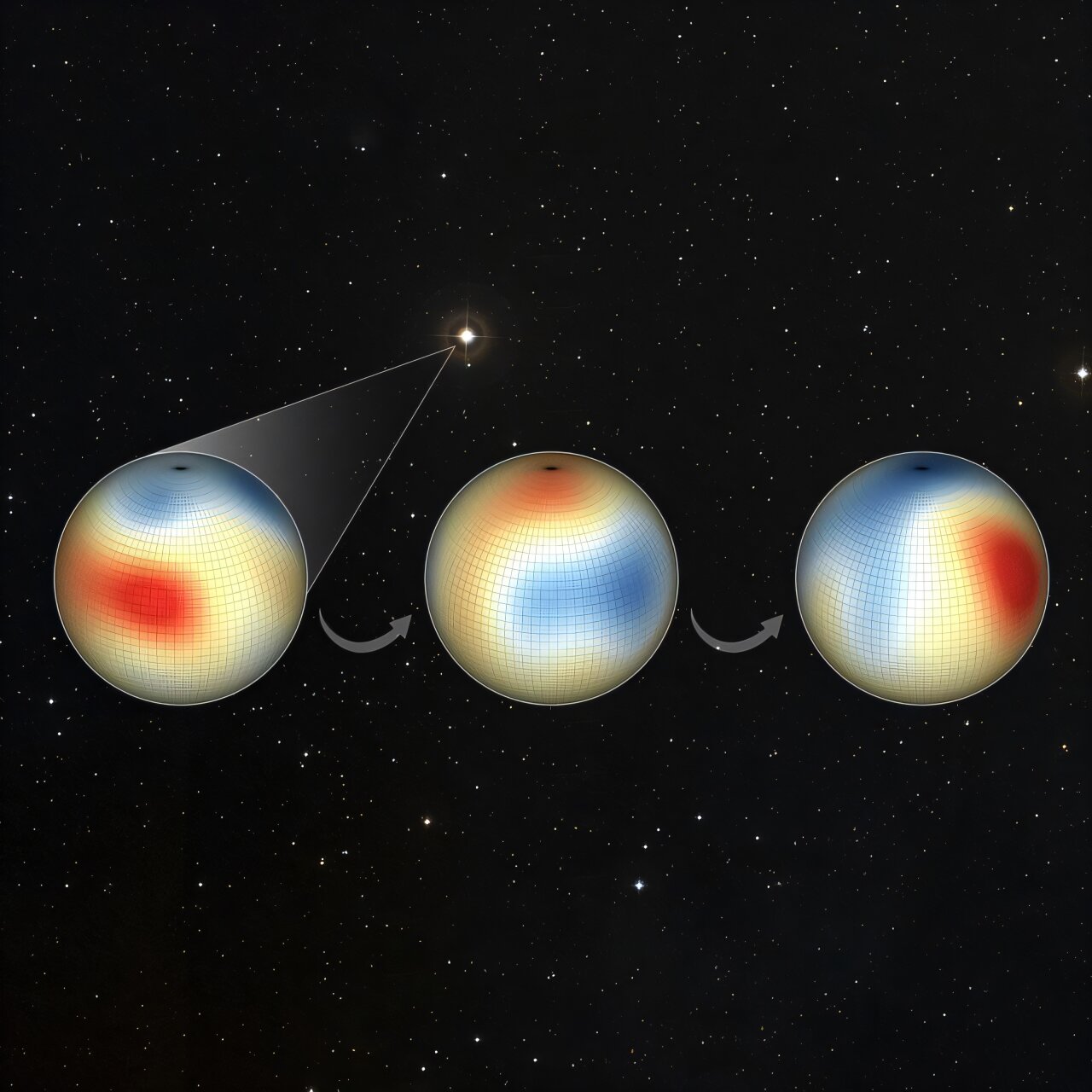 Güneş benzeri genç yıldız, iki yıllık hızlı manyetik döngüyü ortaya koyuyor