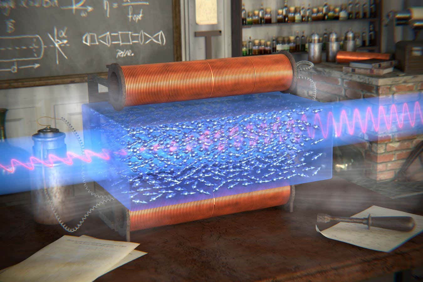 Işık fiziği ve manyetizma neredeyse iki yüzyıl sonra yeniden yazıldı