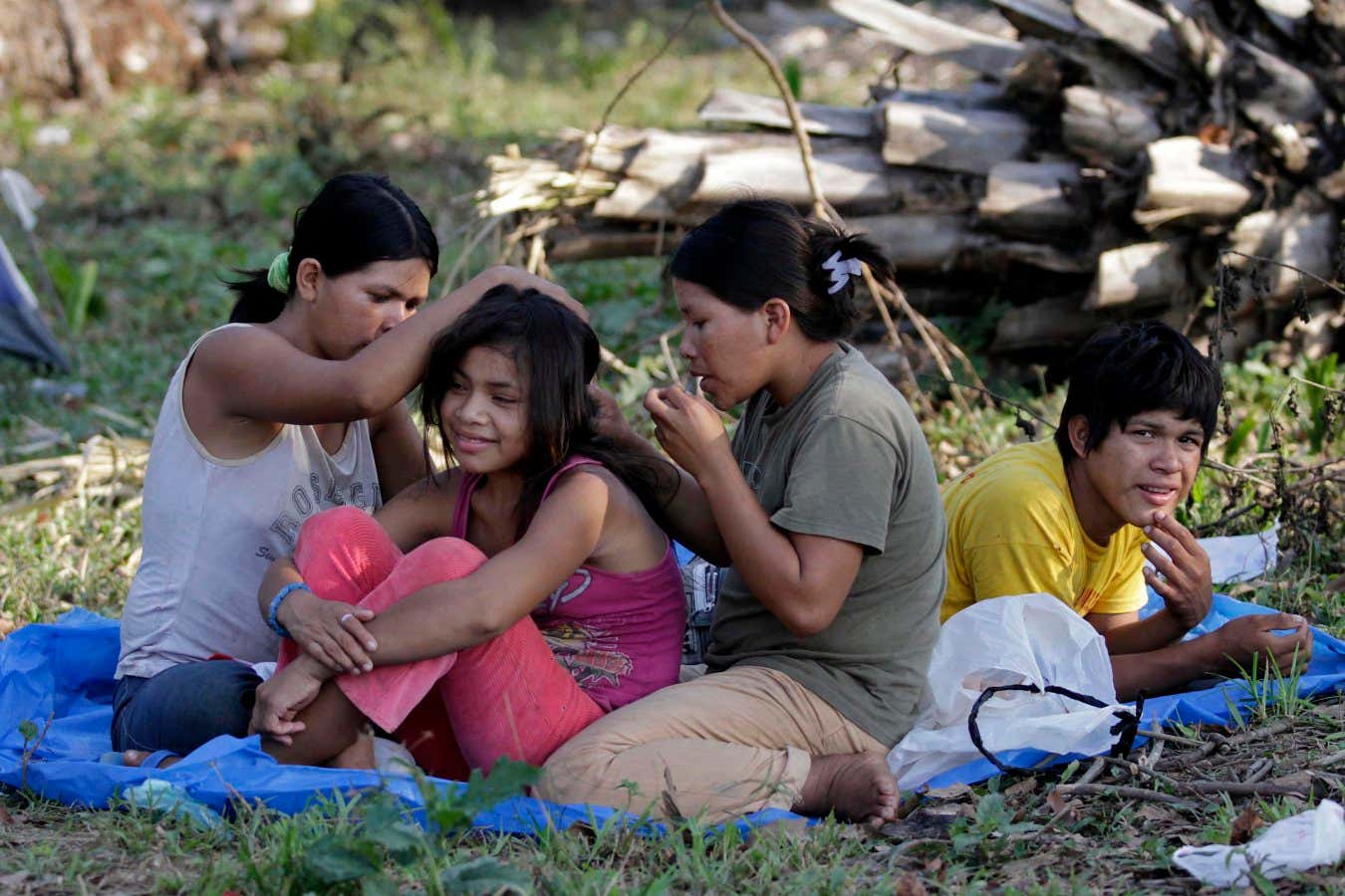 Members of the Tsimané group